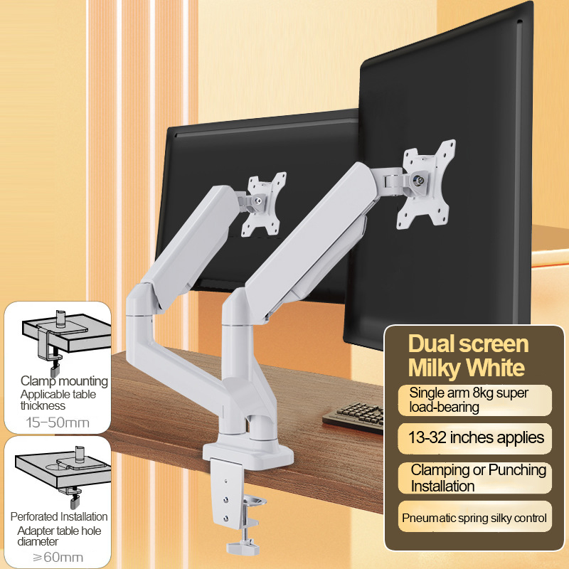 Desk Setup Monitor Arm - Supporto per Monitor Regolabile in Altezza