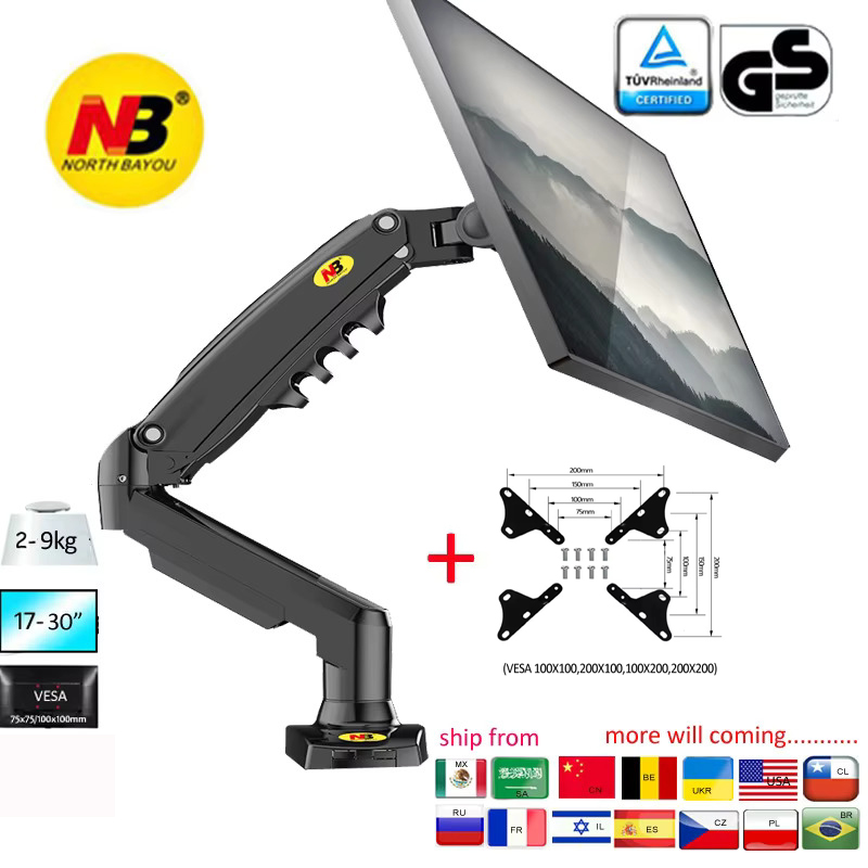 Desk Setup Monitor Arm - NUOVO NB F80 Supporto per Monitor