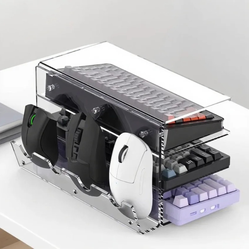 Desk Setup Gaming - Supporto per tastiera a 3 livelli