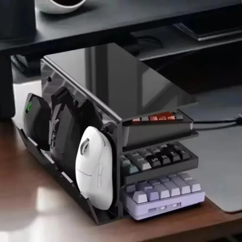 Desk Setup Gaming - Supporto per Tastiera a 3 Livelli