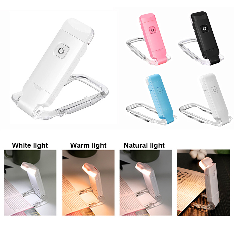Led Desk Light Usb - Lampada da Lettura con Clip per
