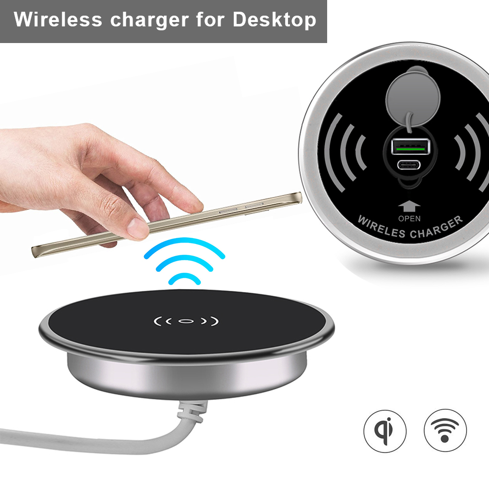 Xiaomi Desk Setup - Caricatore Wireless da Scrivania Integrato 15W,