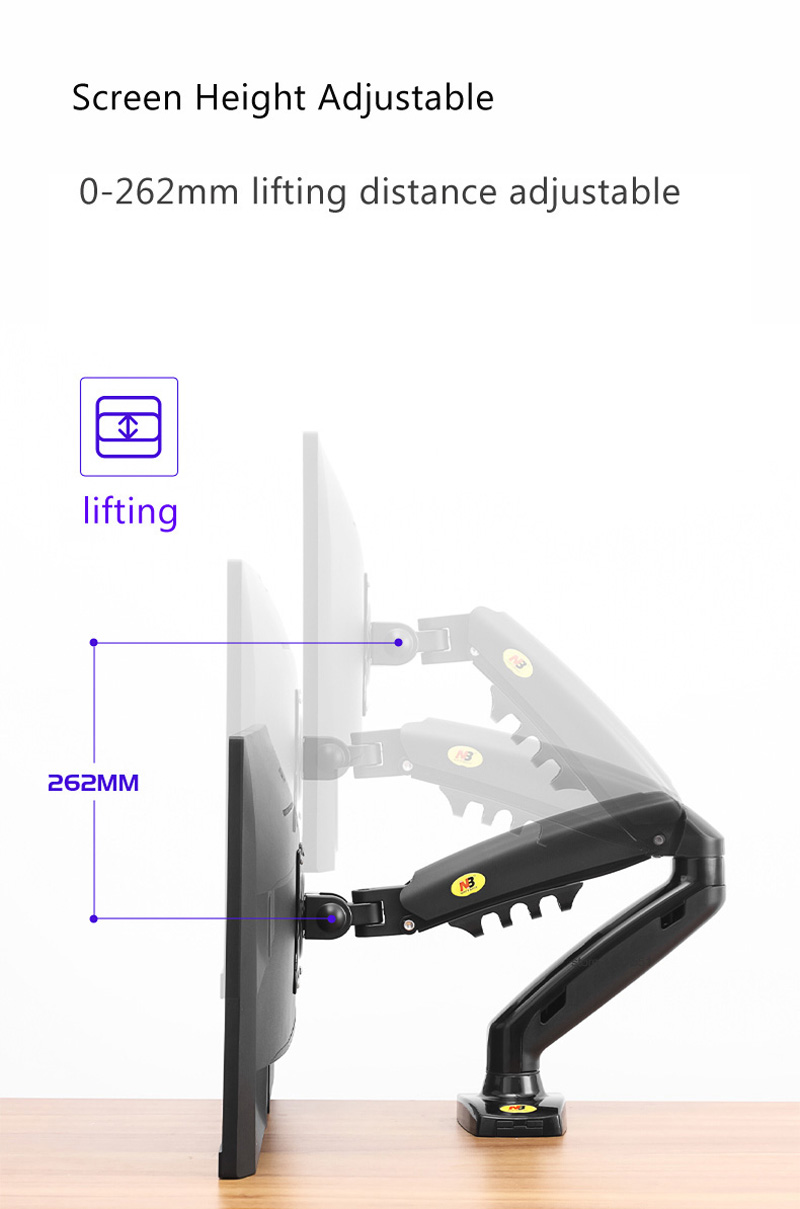 NUOVO NB F80 Supporto per Moni - Desk Setup Monitor Arm recensione e prezzo