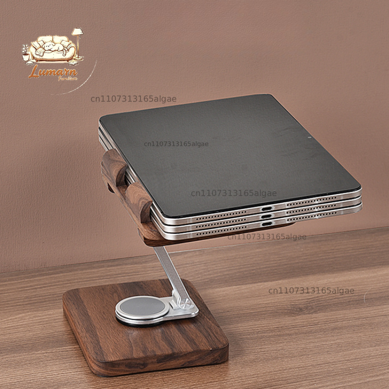 Supporto per iPad in noce nero - Desk Setup With Ipad recensione e prezzo