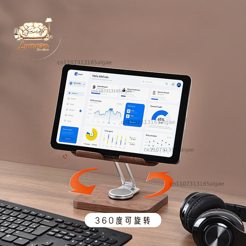 Supporto per iPad in noce nero - Desk Setup With Ipad recensione e prezzo