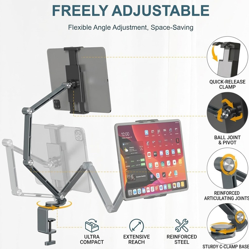 Supporto per iPad per scrivani - Desk Setup Monitor Arm recensione e prezzo