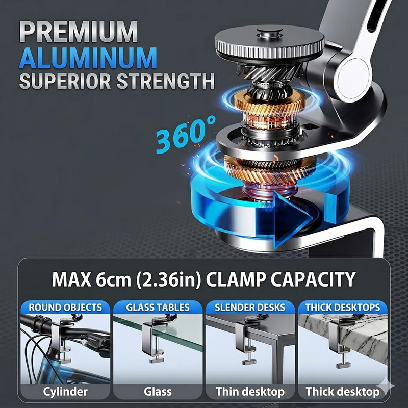 Supporto per iPad per scrivani - Desk Setup Monitor Arm recensione e prezzo