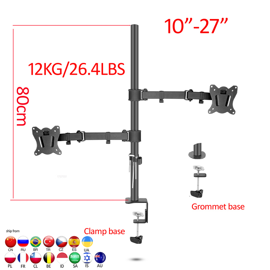 Supporto da scrivania per dopp - Desk Setup Monitor Arm recensione e prezzo