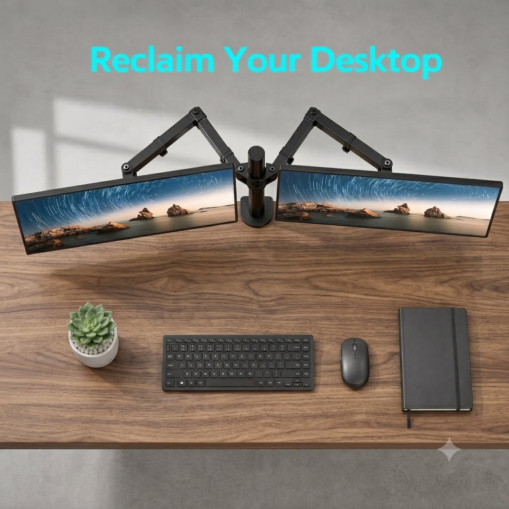 Supporto per doppio monitor, s - Desk Setup Monitor Arm recensione e prezzo