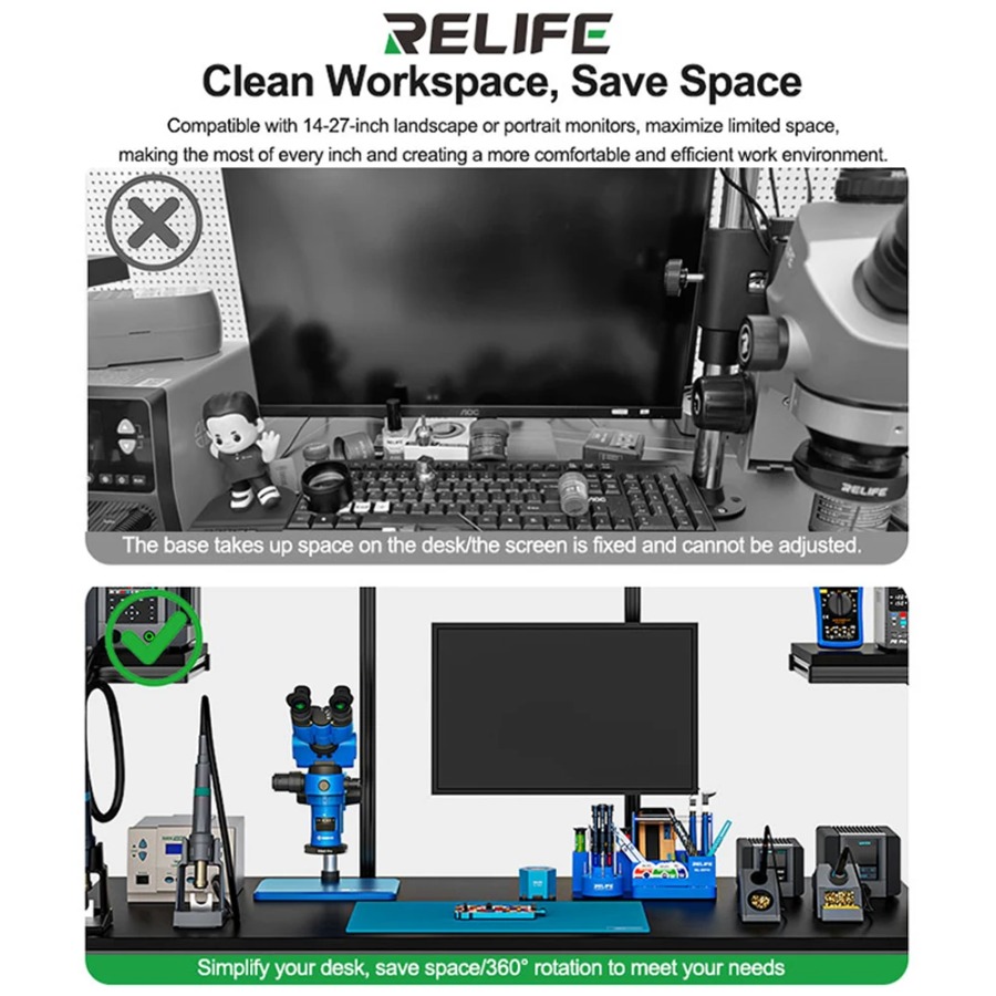 Supporto per monitor RELIFE MS - Desk Setup Monitor Arm recensione e prezzo