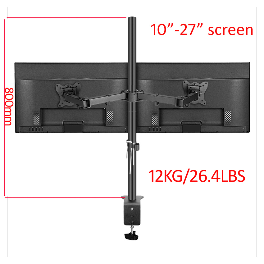 Supporto per due monitor T902- - Desk Setup Monitor Arm recensione e prezzo