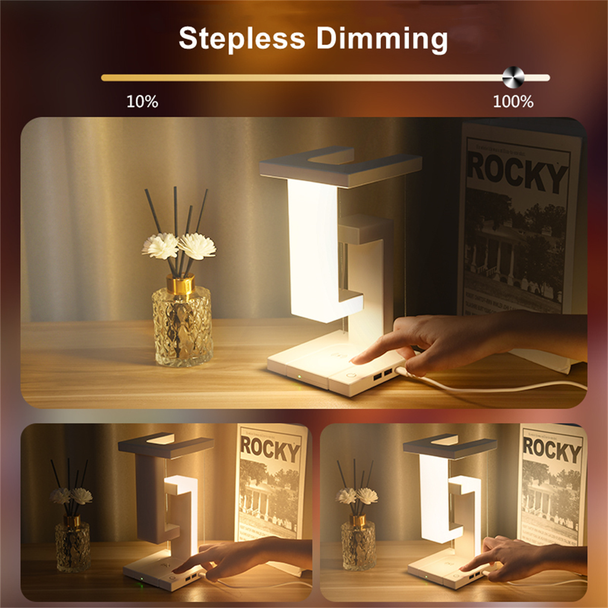 Lampada da scrivania galleggia - Led Desk Light Usb recensione e prezzo