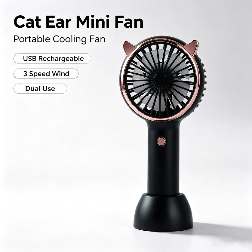 Ventilatore Portatile a Forma  - Led Desk Light Usb recensione e prezzo