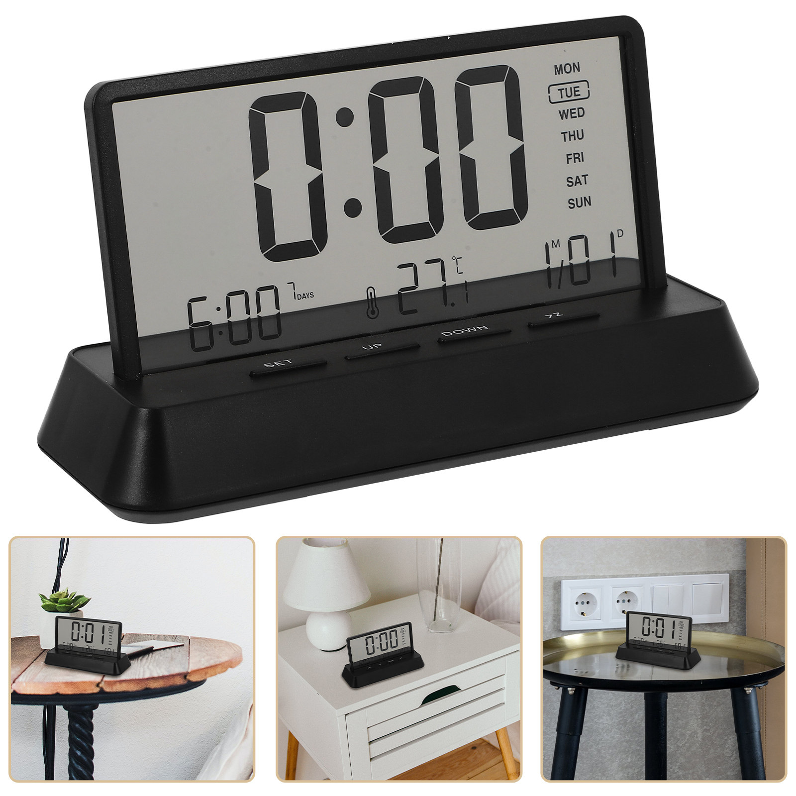 Sveglia Digitale Compatta in P - Desk Setup Office recensione e prezzo