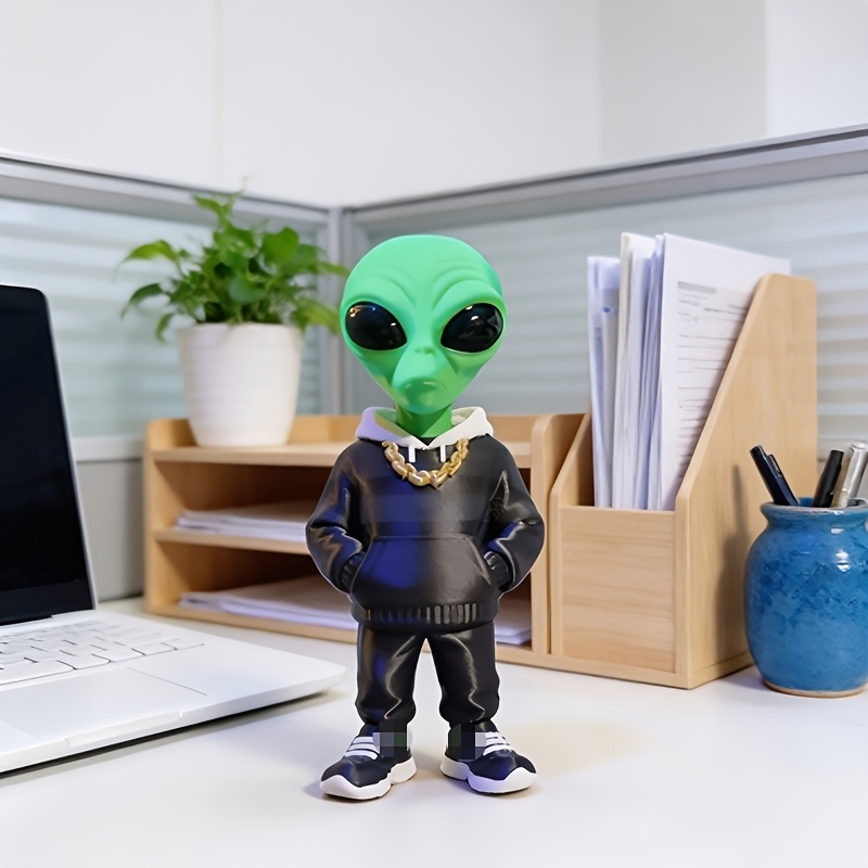 1 Pezzo Figura di Alieno Verde - Desk Setup Design recensione e prezzo