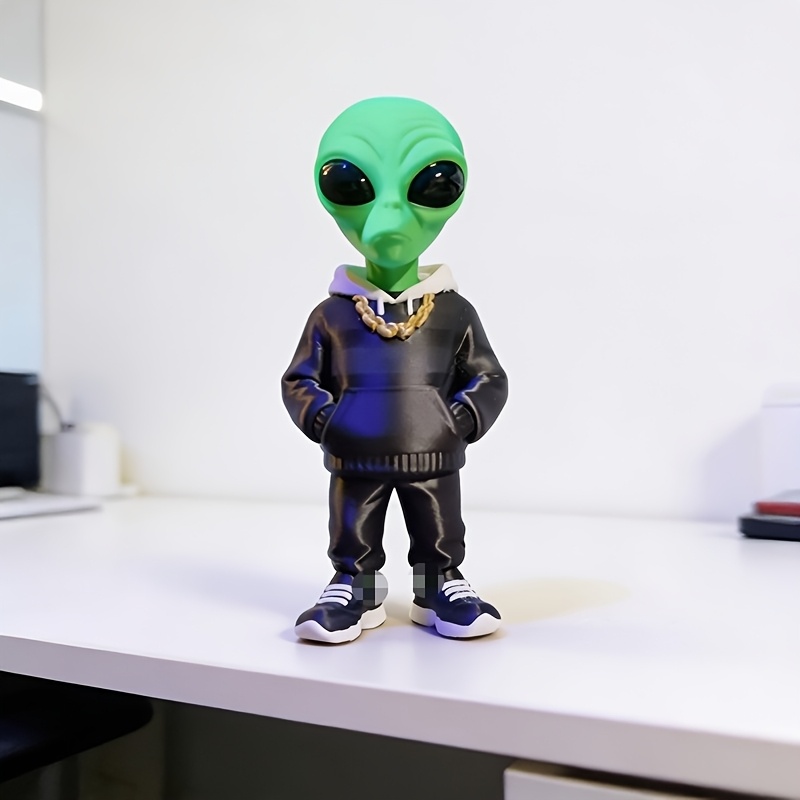 1 Pezzo Figura di Alieno Verde - Desk Setup Design recensione e prezzo