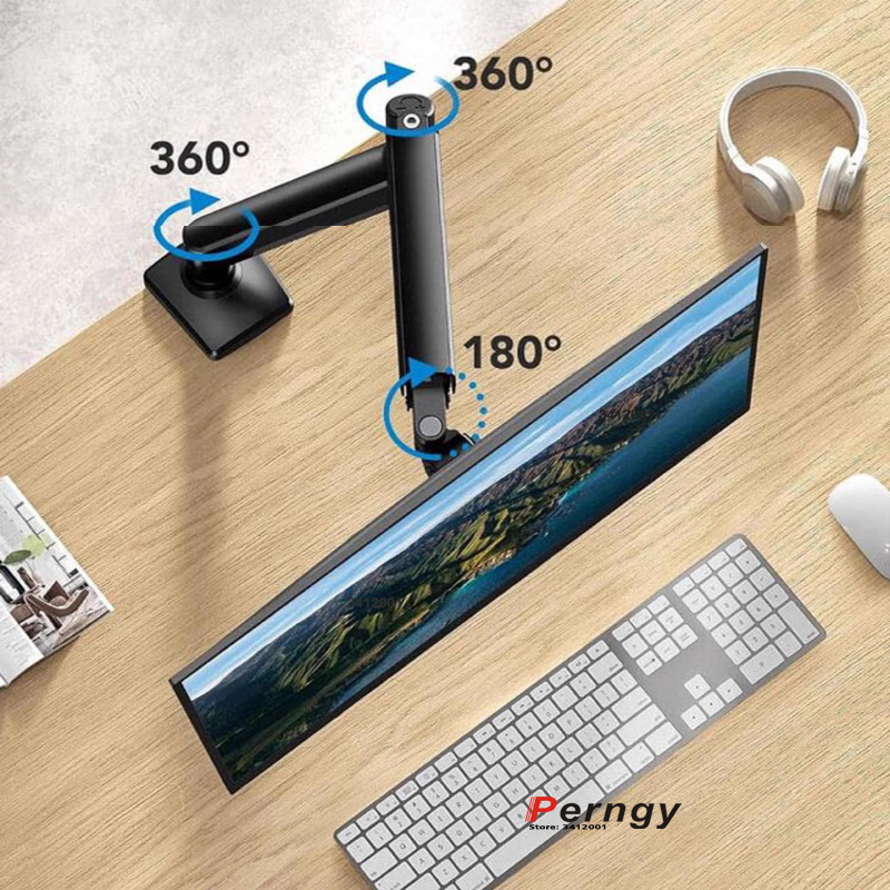 D-MOUNT D80 metallo alluminio  - Desk Setup Monitor Arm recensione e prezzo