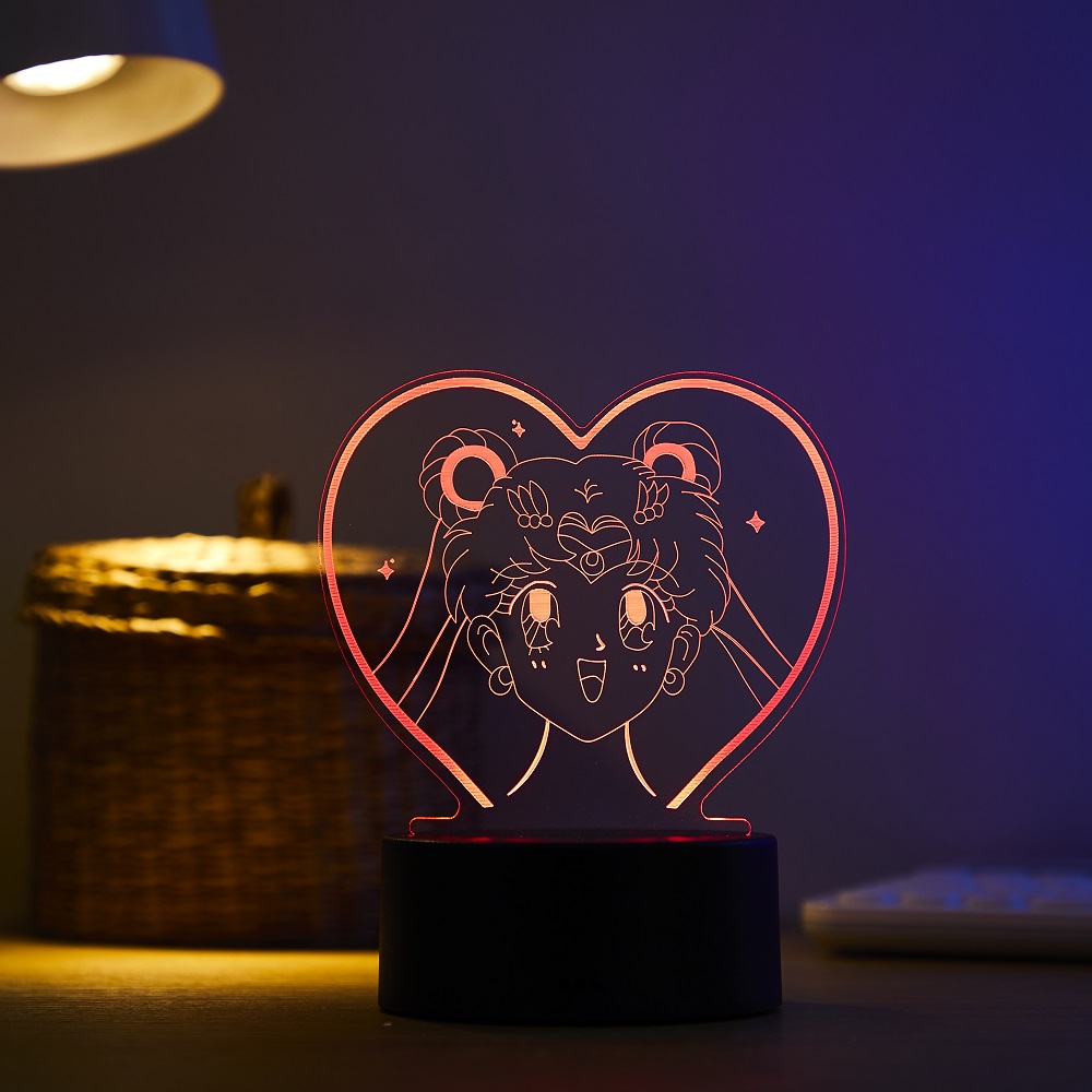 Lampada Notturna LED 3D di Tsu - Desk Setup Room recensione e prezzo
