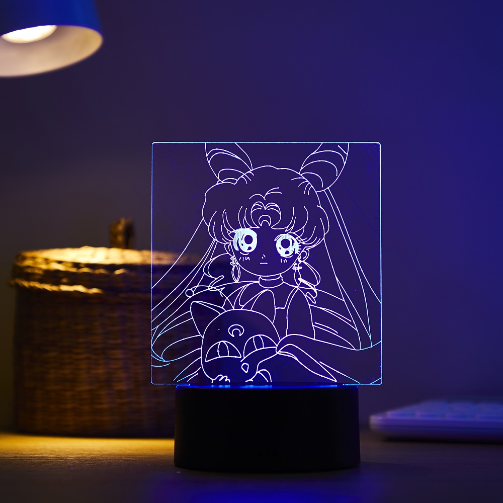 Lampada Notturna LED 3D di Tsu - Desk Setup Room recensione e prezzo